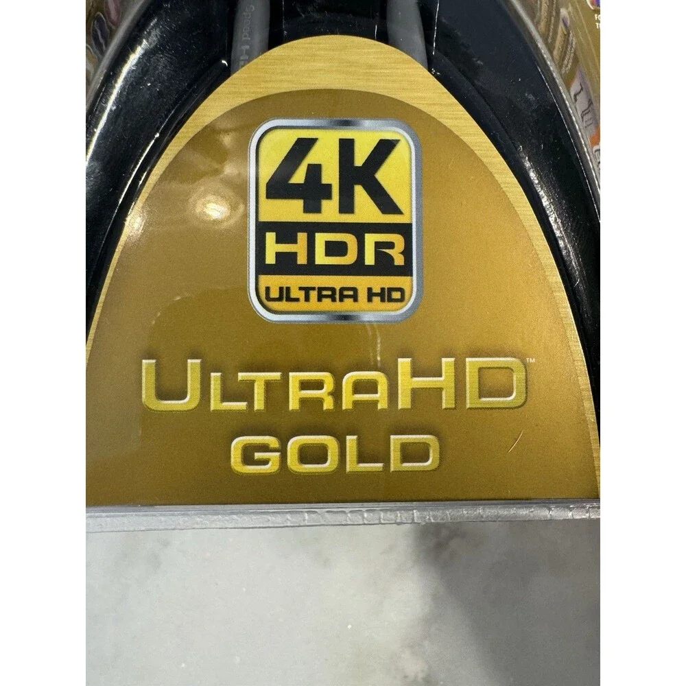 HDMI Monster Cable, 4K HDR Ultra HD Gold, 6 Ft. New/Sealed